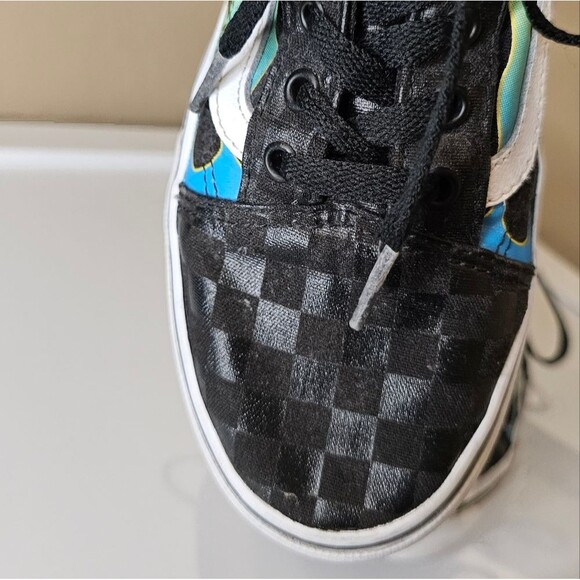 Vans Glow Flame Old Skool Shoes Juniors Size 5 - Picture 4 of 7